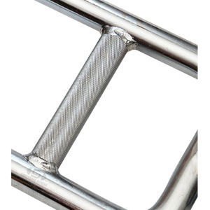 <span class=keywords><strong>Barra</strong></span> de tríceps cromada de 34 '', mango de levantamiento de pesas, <span class=keywords><strong>barra</strong></span> de rizos - Product Image 4