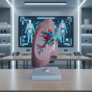 Modèle pulmonaire bronchique, modèle d'anatomie pulmonaire, modèle d'enseignement médical, modèle d'anatomie du corps humain - Product Image 1