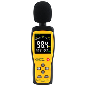Cảm biến thông minh as844 + Kỹ thuật số LCD âm thanh mức độ Meter noisemeter 30-130dB tiếng ồn khối lượng Decibel giám sát Tester cụ - Product Image 1