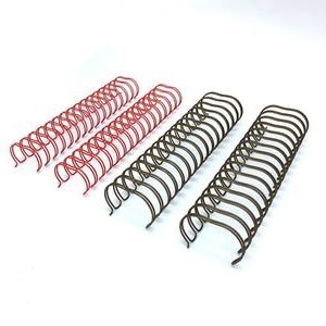 Ganghua fil de reliure épines fil double boucle O <span class=keywords><strong>3</strong></span>:1 100 pcs/Pack couleur blanche fil double boucle - Product Image 2