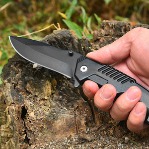 Pisau Lipat Taktis Survival Saku Baja Anti Karat Kustom Penjualan Grosir Terlaris dengan Gagang Aluminium Anti Oksidasi - Product Image 6