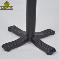 Pied de table victorien en fonte robuste pour extérieur, base de table de restaurant en métal thermolaqué
