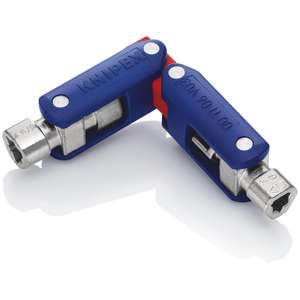 KNIPEX 00 11 06 V03 Clé d'armoire de commande "Double Joint" 62 mm (carte libre-service/blister) - Product Image 3