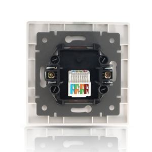 Hoogwaardige Europese standaard 86-formaat computer <span class=keywords><strong>internet</strong></span>-aansluiting Cat 6 <span class=keywords><strong>internet</strong></span> wandcontactdoos LAN-aansluiting - Product Image 6