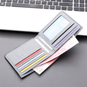 Hot Selling Print Coin Mens <strong>Canvas</strong> <strong>Wallet</strong> to Import - Product Image 6