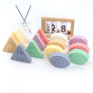 YS coréen bricolage Triangle psychique pyramide oeil forme bougie moule Silicone tout <span class=keywords><strong>voyant</strong></span> oeil Triangle bougie savon plâtre faisant moule - Product Image 2