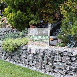 Panier de Construction de mur de Gabion défensif antidéflagrant soudé galvanisé trou carré fer chine boîte cage en pierre - Product Image 2