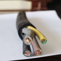 Câble d'alimentation électrique en caoutchouc étanche 3 conducteurs 1,5 mm² - 35 mm² Câble Yc Yz pour la construction sur site