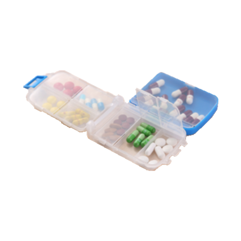 Изготовленный На Заказ экологичный Еженедельный контейнер-диспенсер для таблеток из пшеничной соломы контейнер для лекарств 7 дней