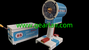 Ventilateur à conduit EDF 90 mm 8S, 8 kg de poussée, moteur brushless haute performance pour avion RC, schéma de couleurs Gundam - Product Image 6