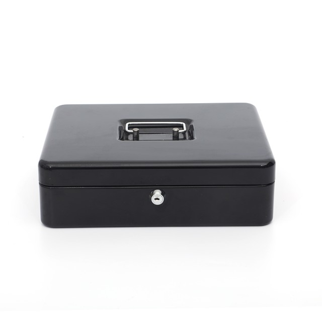 High Quality Steel Customer Portable Money Box with Tray