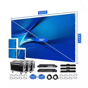 P2.6 P3.9.1 Nooit Zwart Turnkey LED Videowall Systeempakket Indoor Gebogen Verhuur Scherm Tentoonstelling Podium Scherm Paneel - Product Image 1