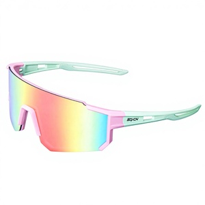 Nouvelles lunettes de soleil polarisées UV400 pour hommes, monture intégrale colorée, verres toriques, design coupe-vent, légères, pour le cyclisme et la pêche en extérieur - Product Image 4