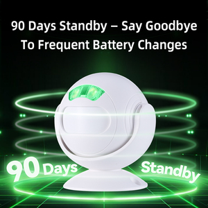 Tự làm âm thanh khách truy cập kêu vang cảnh báo không dây PIR cảm biến chuyển động chuông cửa cửa hàng nhập cửa và cửa sổ báo động an ninh Vòng chuông cửa - Product Image 6