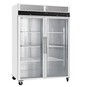 Congelador Vertical Gastro Reach-In GGM de Acero Inoxidable, Modelo ECO-1200L, Capacidad de 1200L, Puertas Dobles, -18°C a -30°C, Modo Eco, Garantía de 2 Años - Product Image 3