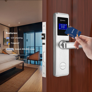 Orbita-cerradura de Hotel de puerta de madera Rfid, electrónica, sin llave, Digital, tarjeta inteligente para Hotel - Product Image 2