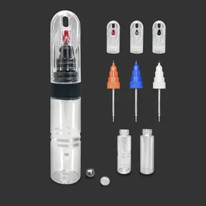 2 In 1 20ml Empty Bottle Touch Up Paint Pen For Cars