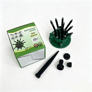 Factory Sale Hot Trend 360 Degree Automatic Multi-Head Plastic Flower Rotate Plug-in Plants - Product Image 4