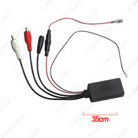 Adaptador Inalámbrico Aux-in para Motocicleta, Módulo Receptor de Audio y Radio para Modelos de Automóviles Universales, Cable Auxiliar