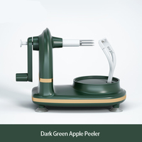 Keukenaccessoires Multifunctionele Plastic Snelle Handmatige Draaiende Appel Schiller Snijder Ontpitter Machine