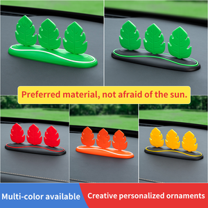 2 в 1, Имитация листового декора приборной панели и парковочной пластины, Забавный аксессуар для движущегося автомобиля с временным номером - Product Image 2