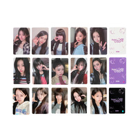 Lot de 5 cartes ILLIT Super Real Me Lucky Card, mini photocarte Illit, carte bonus Kpop, carte de séance autographiée, carte postale commémorative pour fans