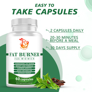 Cápsulas Quemagrasas Herbales Naturales al por Mayor de Fábrica con Cetonas de Frambuesa, Fórmula Patentada, Cápsulas Dietéticas para Aliviar la Hinchazón - Product Image 2