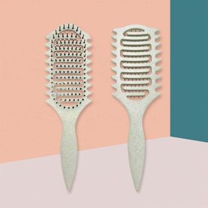 Women's <b>Vented</b> Plastic Hair <b>Brush</b> with Steel Handle and Nylon Bristles for All Hair Types Shaping & Defining Care - Product Image 6