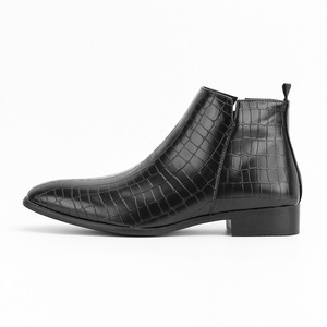 Botas de Gamuza para Hombre, Altura al Tobillo, Punta Redonda, Cierre con Cordones, Forro de Malla Transpirable, Suela de Goma, Entresuela de EVA, Color Sólido, para Todas las Temporadas - Product Image 4