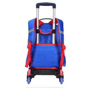 Mochila Escolar con Ruedas Tipo Trolley para Niños y Niñas, Equipaje de Viaje Infantil de Oxford para Vacaciones - Product Image 2