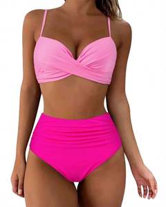 Maillot de bain une pièce K1360 pour femme, ensemble bikini, maillot de bain taille haute, string, tenue de plage - Product Image 3