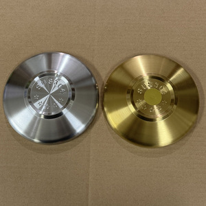 Vassoio di Servizio Premium in Acciaio Inox a Doppia Parete, Piatto Rotondo Lucidato per Alimenti, Piatti Coreani Oro e Argento per Matrimoni, Hotel e Ristoranti - Product Image 5