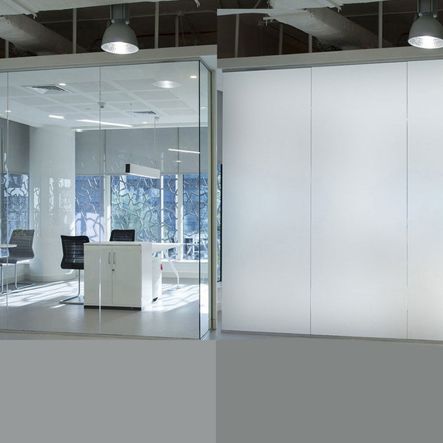 Glass Decoration Window Smart Electric Transparency Film PDLC Smart Glass Film for Office