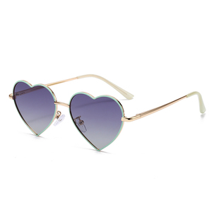 Cute Children Heart for Colorful Polarized UV400 Protection PC Frame 10 Colors Unisex <b>Sunglasses</b> - Product Image 4