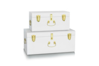 Home Dekorative Lagerung Stahl Metall Kofferraum Box mit Schloss