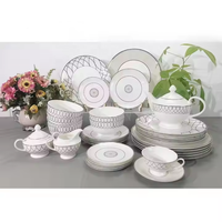Assiettes de service en gros, ensembles de vaisselle, assiettes en porcelaine personnalisées avec logo pour mariages, assiettes de restaurant, ensembles d'assiettes en céramique personnalisées