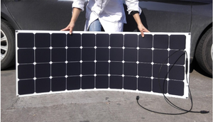 Alta eficiencia ETFE semi flexible panel solar 135 W 24 V (TUV IEC ROHS CE MCS) - Product Image 3