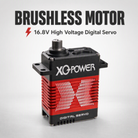 Nouvel Arrivage 2026 XQ-S9150D Servo Numérique Brushless Entièrement Métallique 150kg.cm 16.8V Étanche à Couple Élevé pour Grand Modèle RC et UAV