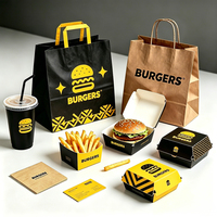 Cajas de Embalaje para Papas Fritas con Logotipo Personalizado, Contenedor de Comida Rápida para Papas Fritas, Nuggets de Pollo Frito, Palomitas de Maíz