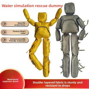 Schwimmende Simulationspuppe für Fluss-, See- und Meeresrettung, Lebensrettungs-Trainingspuppe, Feuerwehrübungspuppe, Wasserdichte Puppe - Product Image 2