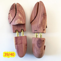Árboles de zapatos de cedro americano aromático para hombre, vestido y zapatilla, modelador de zapatos, árbol de madera