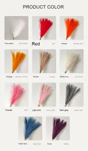 Queues de lapin de pampa artificielles de style nordique herbe fleurs décoratives séchées de haute qualité pour les événements de mariage vente chaude directe - Product Image 6