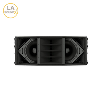LA SOUNDX P212-F Sistema de Altavoces Activos de Línea Doble de 12 Pulgadas y 3500W para Conciertos y Giras, Audio Profesional