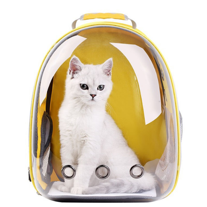 BOLSO MOCHILA TRANSPORTE PORTA GATOS PERROS MASCOTA - Petegou