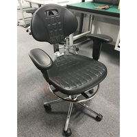Chaise d'atelier ESD Chaise de laboratoire ESD antistatique moulée en PU