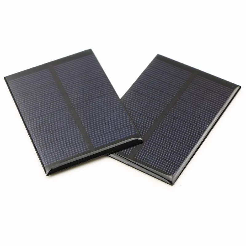 Popular resina epóxi PET 100x69mm 5V 0.75W redondo Mini personalizado painel solar pequenas luzes solares