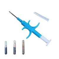 Rfid 134,2 kHz Microchip Animal inyectable perro vaca Microchip Pet Microchip para animales