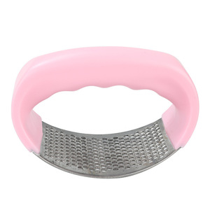 Prensa de ajo en forma de anillo de acero inoxidable, picadora manual de ajo, herramienta de cocina para pelar y picar ajo - Product Image 4