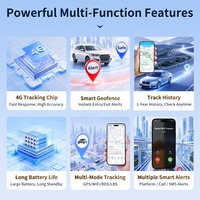 Traceur GPS Wi-Fi 4G LTE portable P8 Tracelink pour véhicules et personnel avec suivi en temps réel, alarme de géolocalisation et contrôle via application