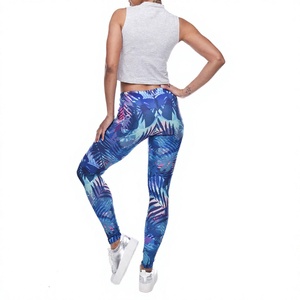 XCITE SPORTS High Quality Custom Printed Seamless High Waist <b>Leggings</b> <b>Women</b> Sublimation Printed Yoga Tights Spandex/Polyester UV - Product Image 6